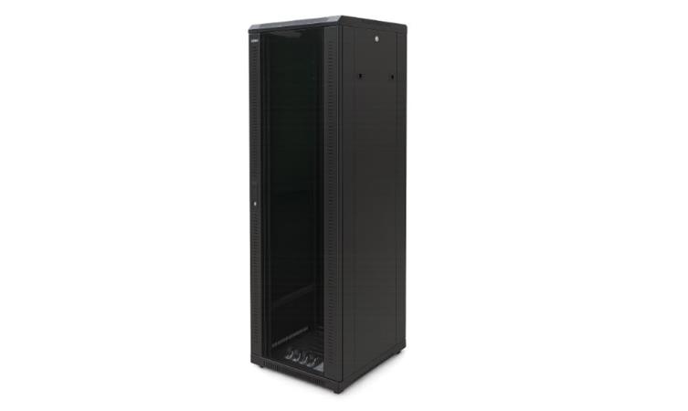 OCRACK 19" OCC-42U-61SBK rozvaděč stojanový 42U/600x1000 skleněné dveře - rozloženo 94310Y