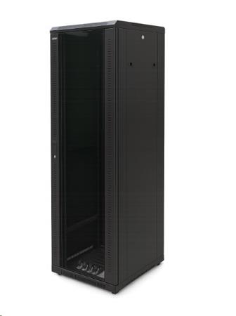 OCRACK 19" OCC-42U-66S rozvaděč stojanový 42U/600x600 skleněné dveře - černý 94290Y