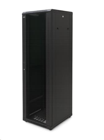 OCRACK 19" OCC-42U-68S rozvaděč stojanový 42U/600x800 skleněné dveře - černý 94301Y