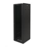 OCRACK 19" OCC-42U-68S rozvaděč stojanový 42U/600x800 skleněné dveře - černý 94301Y