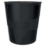 Odpadkový koš Leitz WOW, černá 52781095