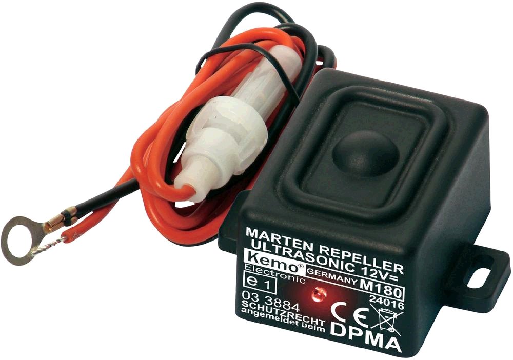 Odpudzovač KEMO Electronic kun M180 pro montáž do auta, vodotěsný 857059
