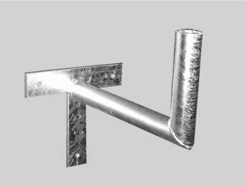OEM držák antény na zeď 50 cm - žárový zinek 8594160640043
