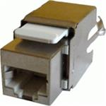 OEM keystone Cat5E, FTP, kolmá svork., typ 110, strieborný