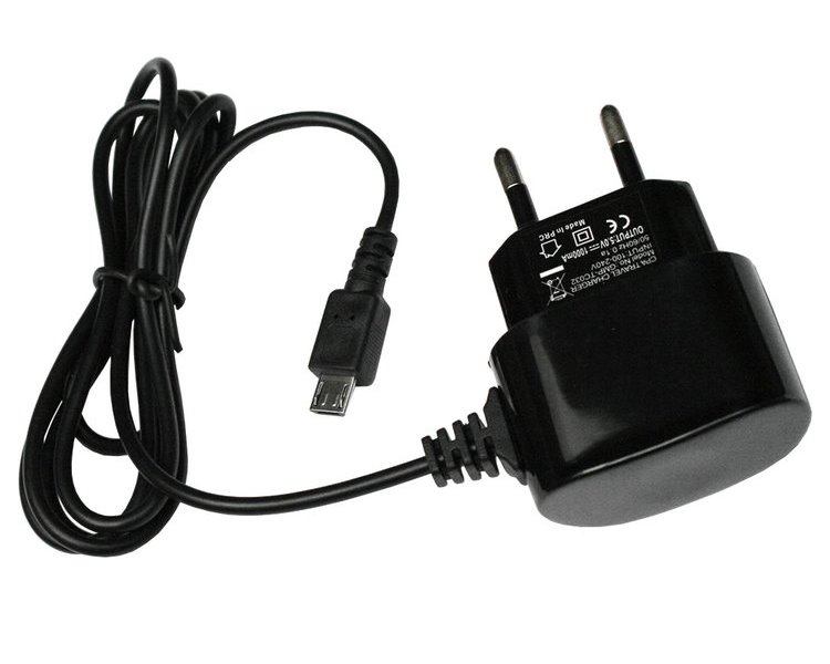 OEM nabíječka pro mobil PREMIUM/ 220V/ micro USB/ 1A/ černá ATCMICRO1000