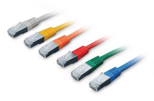 OEM patch kábel Cat5E, FTP - 3m , modrý