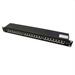 OEM patch panel 24port Cat6A, STP, blok Krone LSA+, vyväz. lišta, 1U čierny 26.99.0360-5