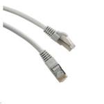 OEM Patchkábel FTP LSOH 10m Cat6A, šedý, Cu ZPK-SC6-10-F