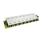 OEM POE Patch panel/ UTP cat.5e/ 8-portový/ pasivní POE POE-PAN8