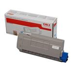 OKI originál toner 44318657, white, 6000str., OKI C710, C711