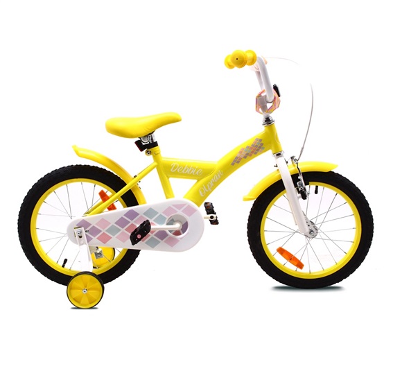 Olpran detský bicykel Debbie 16" žlutá/bílá 8595243842804