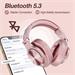 OneOdio Fusion A70 bezdrátová náhlavní sluchátka, Bluetooth, Rose Gold 6974028140755