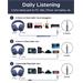 OneOdio Monitor 60, profesionální náhlavní sluchátka Hi-Res Audio,Misty Blue 6974028141318