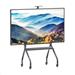 ONKRON mobilný TV stojan pre 60" - 120" do 150 kg, s držiakom, čierny VESA: 200x200 - 1000x600 TS2080-B