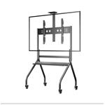 ONKRON mobilný TV stojan pre 60" - 120" do 150 kg, s držiakom, čierny VESA: 200x200 - 1000x600 TS2080-B