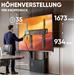 ONKRON Motorizovaný TV stojan pre televízory s uhlopriečkou 55"-100", FPRO2L-30 FPRO2L-30-B