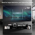 ONKRON pevný TV držiak na stenu pre 60 až 110-palcové LED TV, 120 kg, čierny,VESA: min 200x200 - max 800x600 UF12-B