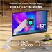 ONKRON Plynový stolný držiak na monitor pre 13 až 32" LED TV/monitory, max 10 kg, biely G80-BW