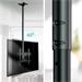 ONKRON TV Stropný držiak s nastaviteľnou výškou pre 32 až 80-palcové LED TV, VESA 600x400, 65KG, čierny N1L-B