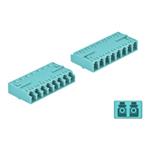 Optical Fiber Coupler HD LC Octuplex fem, Optical Fiber Coupler HD LC Octuplex fem 87931