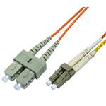Optický duplex patch kábel 50/125, OM2, LC/SC, 3m 13-HPM111-3M