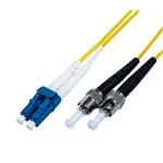 Optický duplex patch kábel 9/125, OS1, LC/ST, 15m DPX-9-LC/ST-15