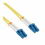 Optický kábel LC-LC, 3m Duplex OS2(9/125µm), LSOH, 2mm, žltý In88656J