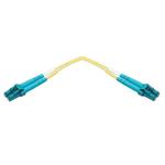 Optický kábel LC/PC-LC/PC, 5m Duplex OS2(9/125µm), LSOH, 2mm, žltý OPA-9-LC/LC-5D-ZX