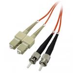 Optický PatchCord Multi mode (50/125), ST/SC, 1m, economy 8590274279353