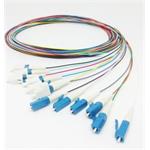OPTIX LC/UPC Optický pigtail 09/125 2m 12ks barevné 250 i 900um G657A EASY STRIP 20203