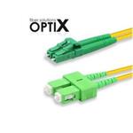 OPTIX SC/APC-LC/APC patch cord 09/125 1m duplex G657A 1,8mm 0805