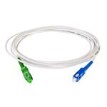 OPTIX SC/APC-SC FLEXI optický patch cord G.657B3 2mm 1m bílý simplex 0620
