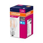 OSRAM LED Filament VALUE ClasA 230V 8W 840 E27 noDIM A++ Sklo čiré 1055lm 4000K 10000h (krabička 1ks) 4058075288683