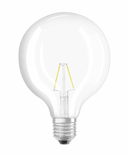 OSRAM LED STAR CL GLOBE125 Filament 2,5W 827 E27 250lm 2700K (CRI 80) 15000h A+ (Krabička 1ks) 4052899962064