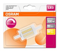 OSRAM LED SUPERSTAR LINE 78 CL 11,5W 827 R7S 1521lm 2700K (CRI 80) 15000h A++ DIM (Krabička 1ks) 4058075138506