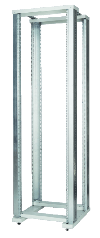 Otevřený 19" stojan RSX-F 45U dvoudílný 800hl. flat pack RSX-45-XD8-CXX-AF