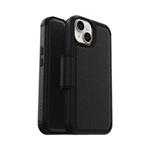 OtterBox puzdro Strada Leather Folio pre iPhone 14 - Shadow Black 77-89662