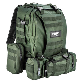 Outdoor, Survival batoh, polyester, objem 40 litrov, vysoko odolný, Neo Tools 84-326