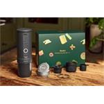 Outin Nano Vianočný set - prenosný kávovar (vesmírne sivý) + Basket Plus sada OTEM-01-SG-PLUS