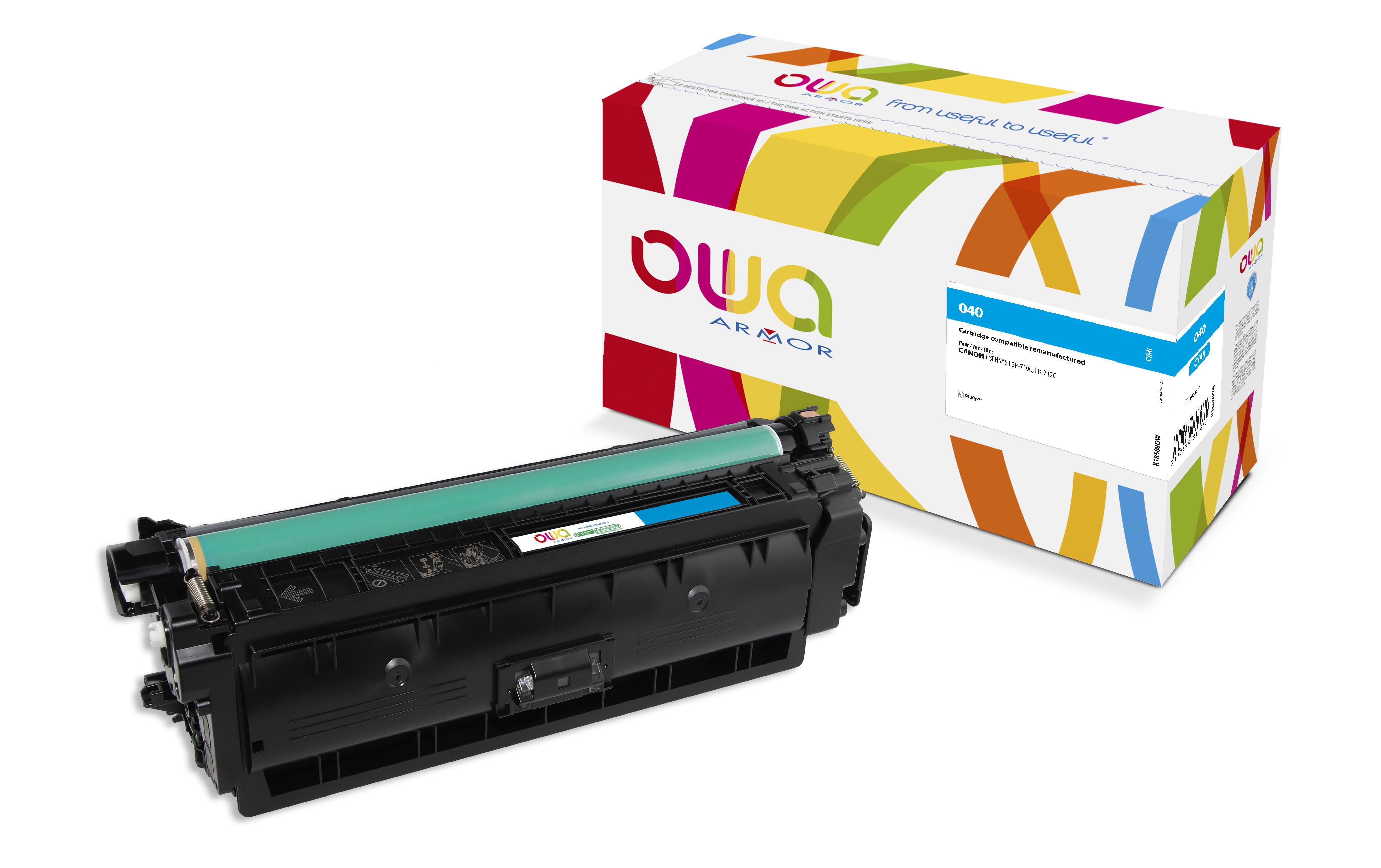 OWA Armor toner pro CANON CRG-040 C,modrá/cyan K18588OW
