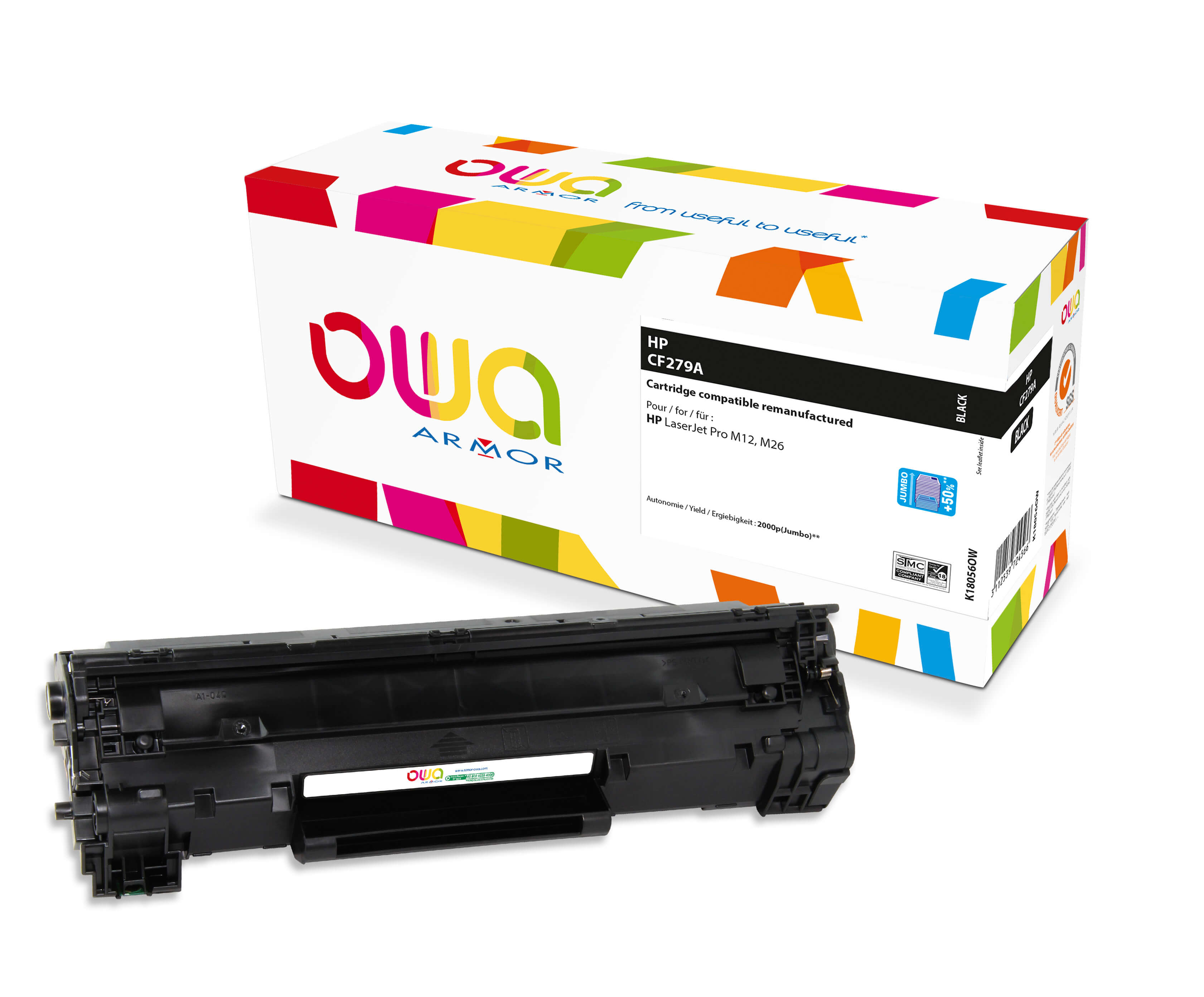 OWA Armor toner pro HP CF279A,2000st.,JUMBO K18056OW