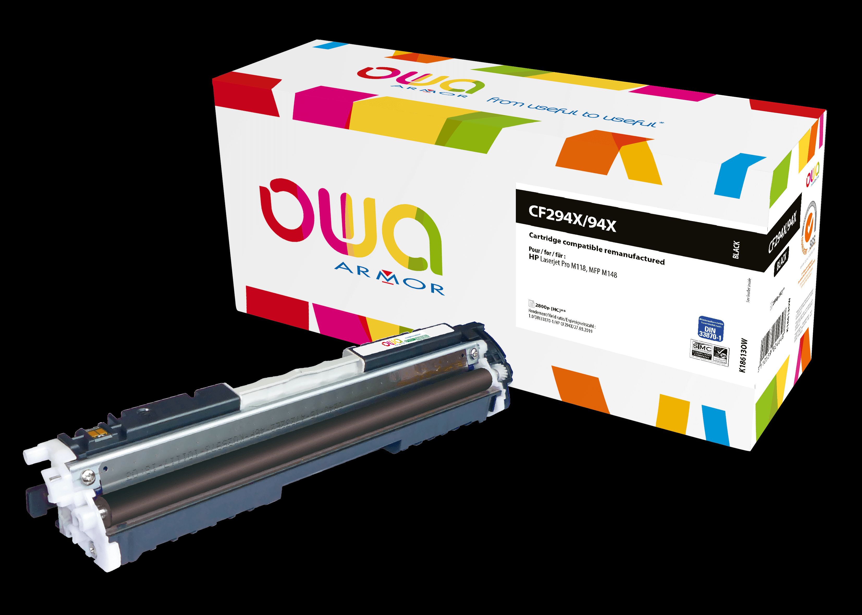 OWA Armor toner pro HP CF294X, černá/black K18613OW