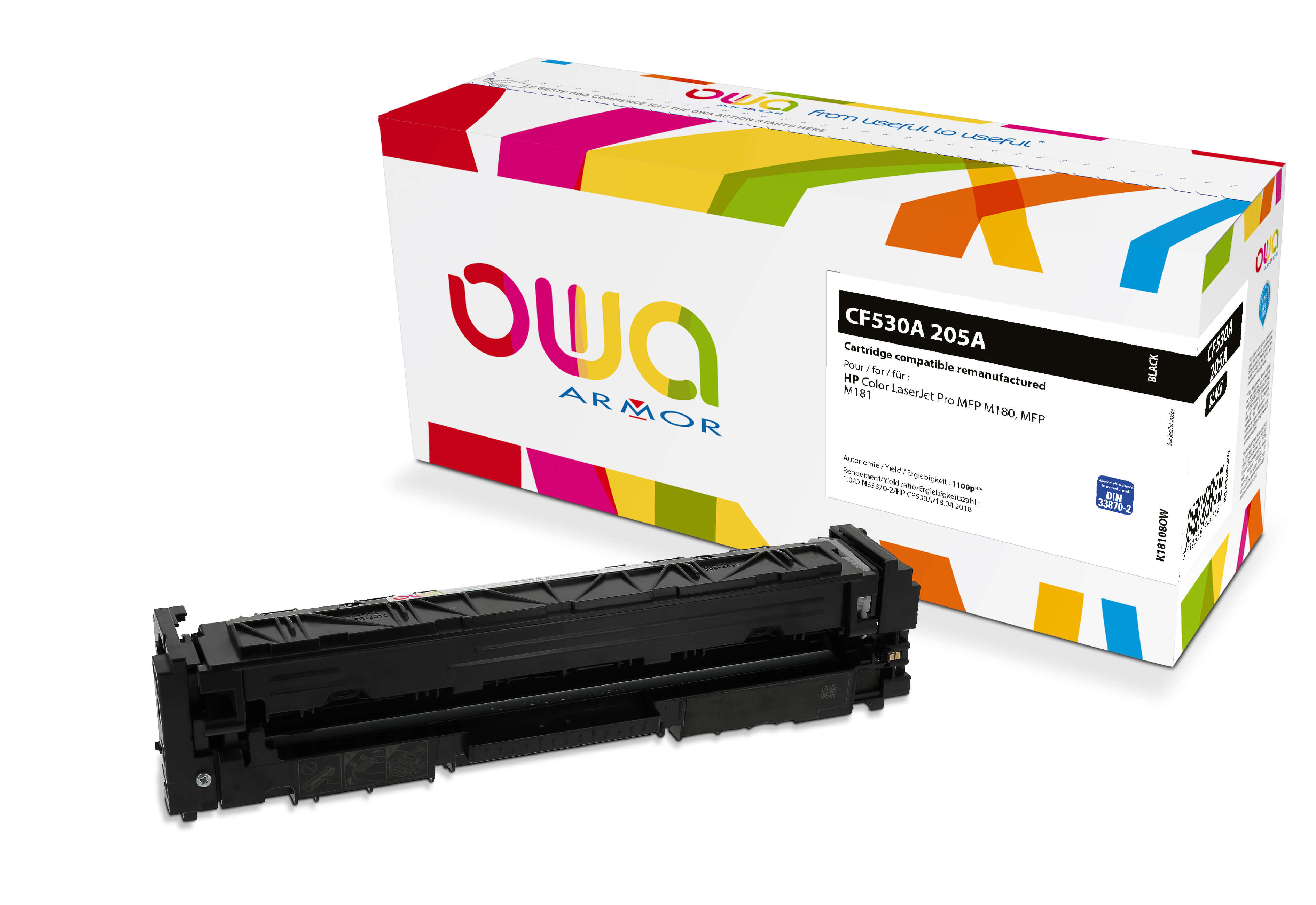 OWA Armor toner pro HP CF530A, černá/black K18108OW