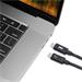 OWC kábel Thunderbolt 4 / USB-C Cable 0.7m - Black OW-CBLTB4C0.7M