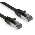 OXnet patch kábel Cat5E, FTP OUTDOOR LDPE - 10m, čierny PKOX-OF5E-100-BK