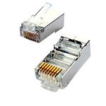 OXnet tienený konektor STP RJ45-8p8c,50µ" Au, drôt, Cat5, (100ks) P8-005-6