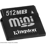 PAMAT.KARTA SD Mini 512MB Kingston