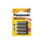PANASONIC Alkalické baterie - Alkaline Power AA 1,5V balení - 4ks