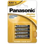 PANASONIC Alkalické baterie Alkaline Power LR03APB/4BP AAA 1,5V (Blistr 4ks)