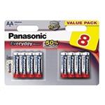 PANASONIC Alkalické baterie - Everyday Power AA 1,5V balení - 8ks
